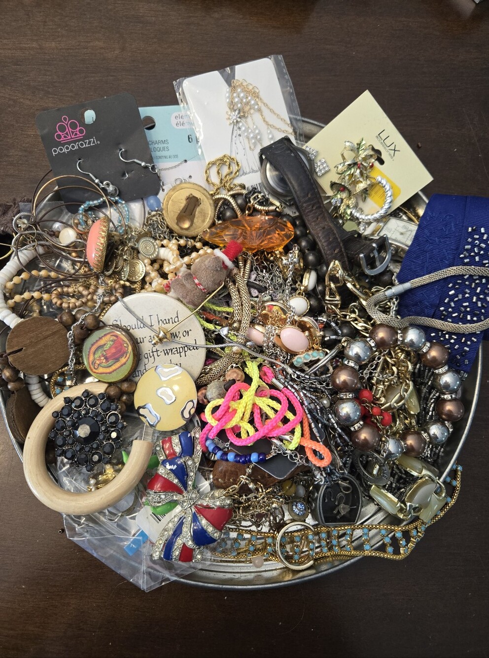 >2lb Scrap Jewelry Lot For Crafting Lot #D